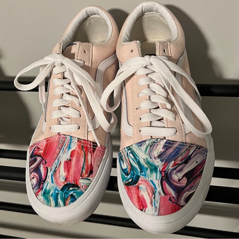 Custom Old Skool Platform Vans, Women’s 8.5